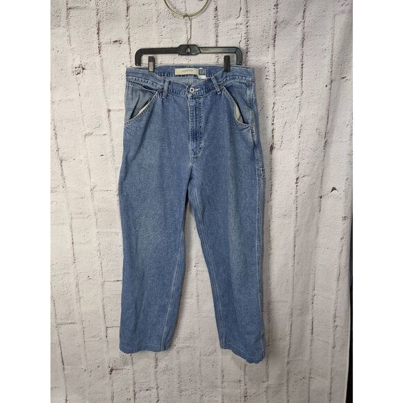 Gap Vintage Y2k Carpenter Jeans Wide Leg Mens size 36x34‎ - Picture 1 of 15